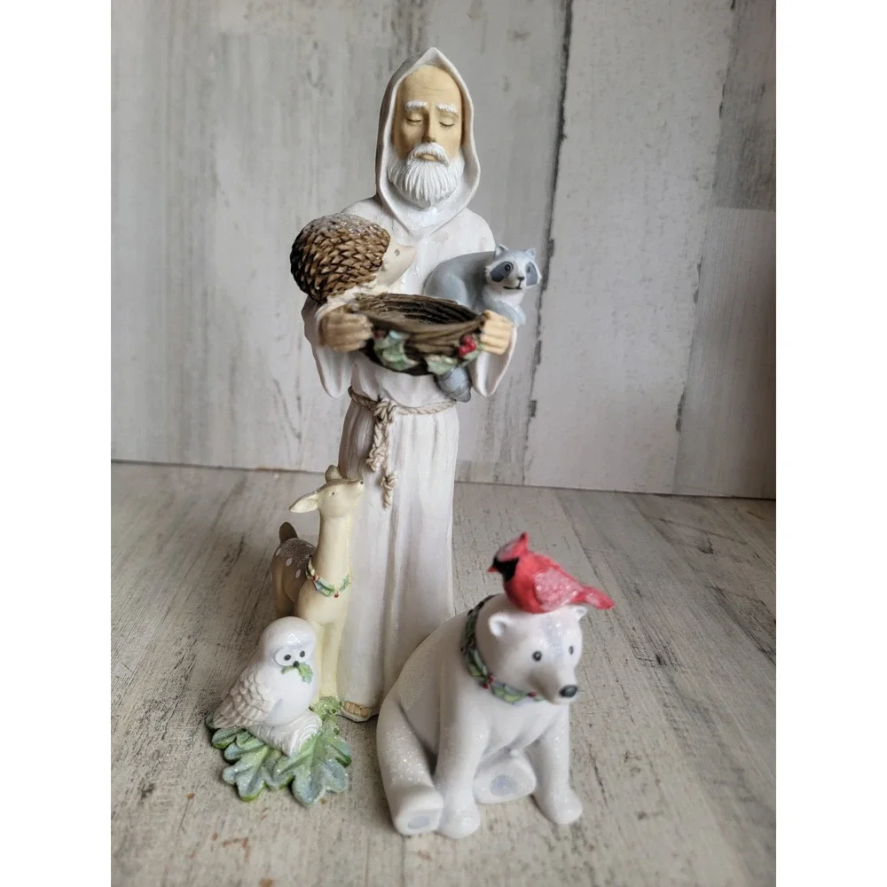 Grassland road gives St Francis‎ nicholas Xmas animal woodland